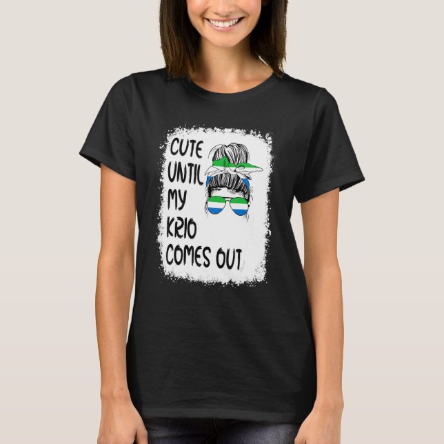 Tvätta tills min krio kommer ut t shirt (Framsida)