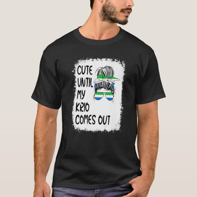 Tvätta tills min krio kommer ut t shirt (Framsida)