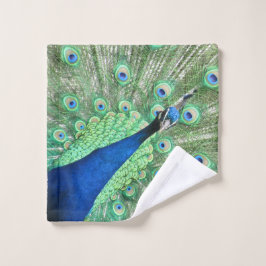 Tvätta Trasa - Proud Peacock