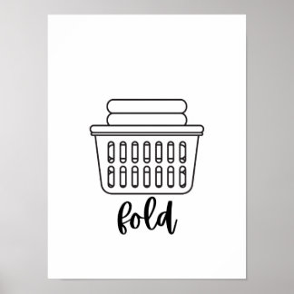 Tvätta upprepning av torrt veck poster