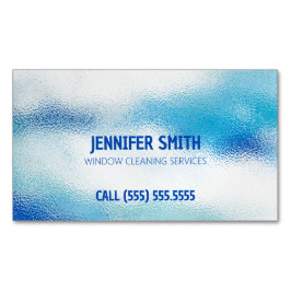 Tvättande fönster magnetiska visitkort