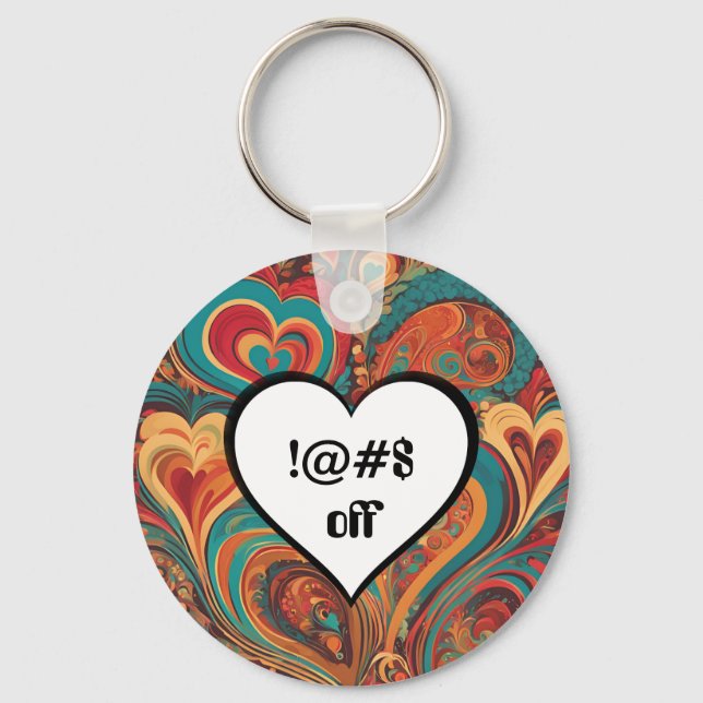 Tvättande hjärtdesign!@#$ nyckelring (Framsida)