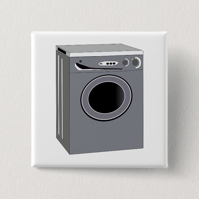 Tvättande Maskin Knapp (Framsida)