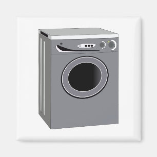 Tvättande Maskin Magnet