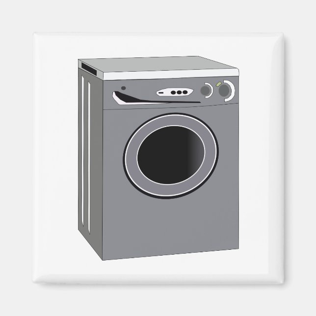 Tvättande Maskin Magnet (Framsidan)