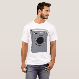 Tvättande Maskin Tee Shirt
