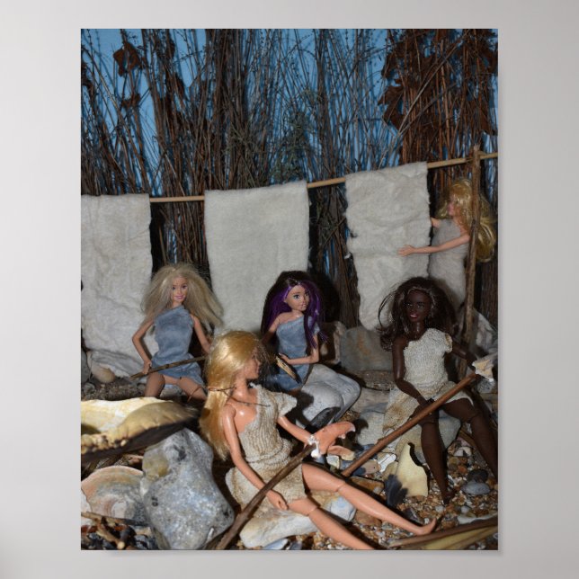 Tvättande och vapen. poster (Framsidan)