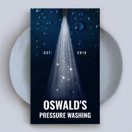 Tvättande tryck, Tvätta automatisk avkänning av bi Visitkort