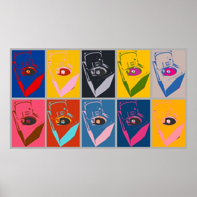 Tvättar Maskin_POP Poster (Framsidan)