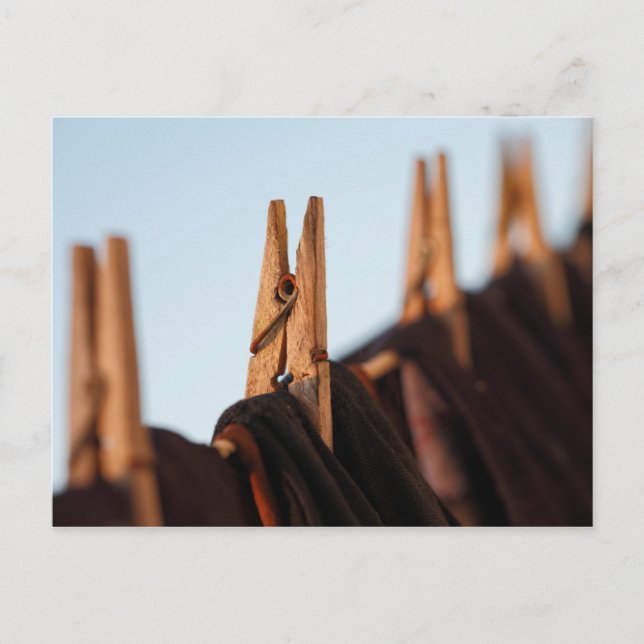 Tvättar rad vykort (Framsida)