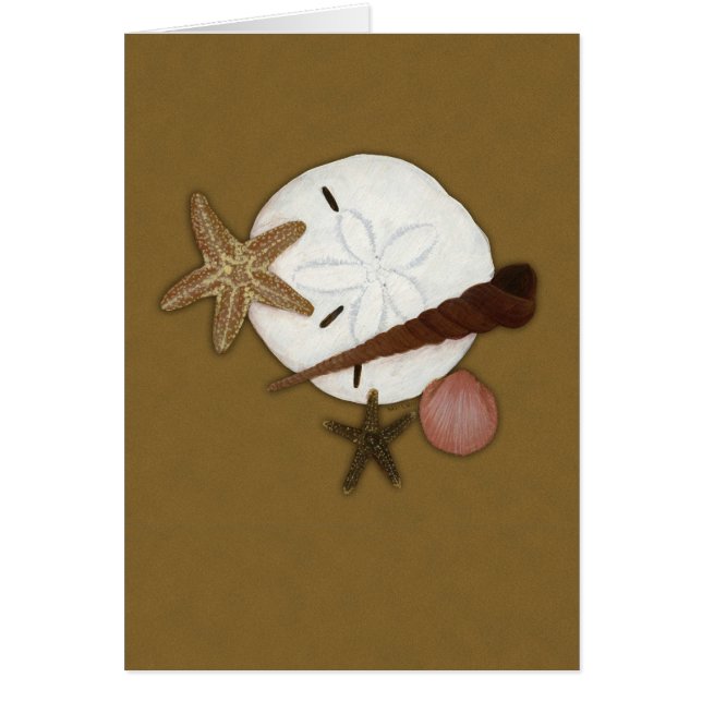 Tvättat Ashore Card Hälsningskort (Framsidan)