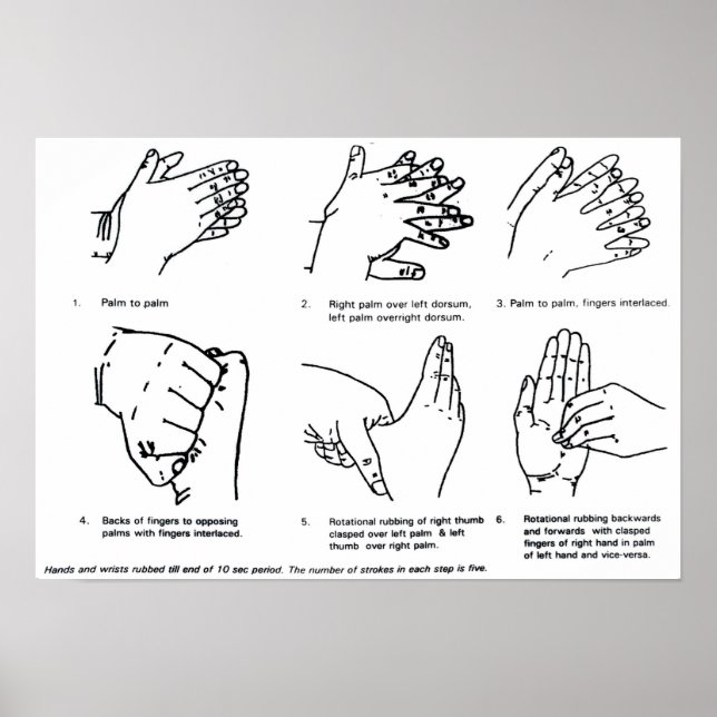 Tvättat av bra Hand. Poster (Framsidan)