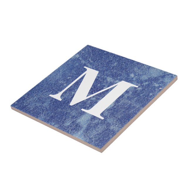 Tvättat Denim Design #12 @ Emporio Moffa Kakelplatta (Sidan)