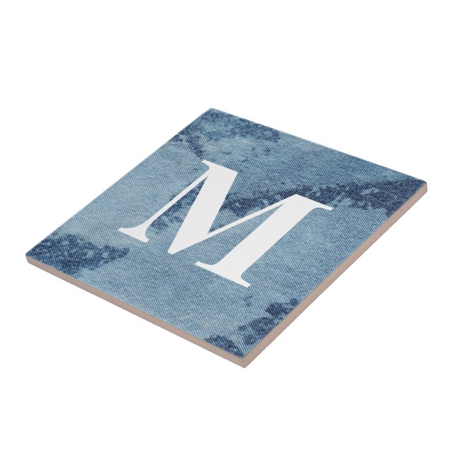 Tvättat Denim Design #9 @ Emporio Moffa Kakelplatta (Sidan)