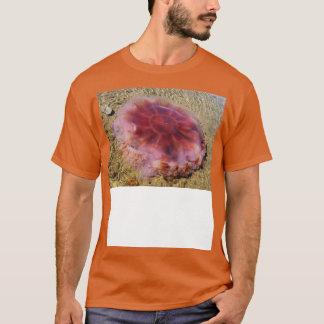 Tvättat upp Lejon Mane Jellyfish Photo T Shirt