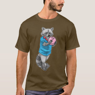 Tvättbjörn Bowling Bowlingsklot T Shirt