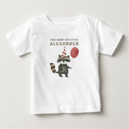 Tvättbjörn Första födelsedagen T Shirt