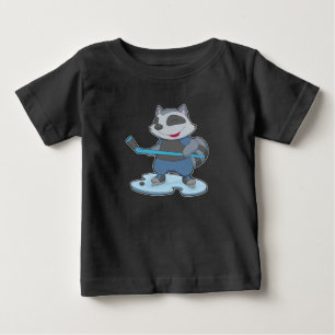 Tvättbjörn Ishockey Ishockeyklubba T Shirt