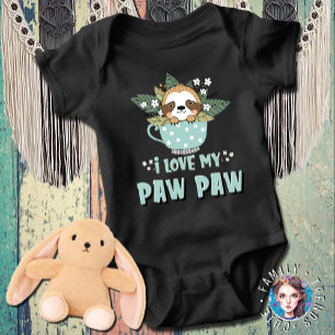 Tvättbjörn Jag älskar min Paw Paw T Shirt