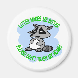 tvättbjörn magnet