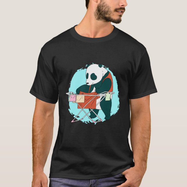 tvättbjörn panda  1 t shirt (Framsida)