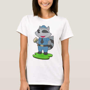 Tvättbjörn Polis Smörgås Polisen T Shirt