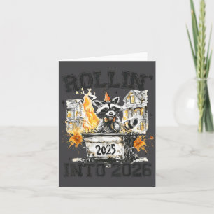 Tvättbjörn Rullar In I 2026 Roligt Soptrumljud 202 Kort