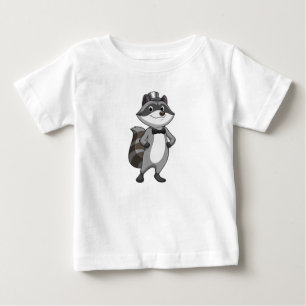Tvättbjörn som brudgum med slips t shirt