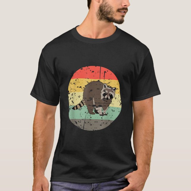 Tvättbjörn Trash Panda T Shirt (Framsida)