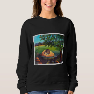 Tvättbjörn vid sjön Soptvättbjörn Vilda djur-målni T Shirt