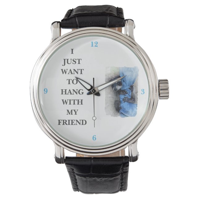 Tvättbjörnen  armbandsur (Framsida)