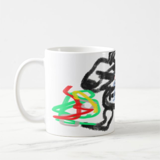 Tvättbjörns Höst Kaffemugg (Vänster)