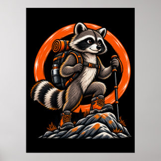 Tvättbjörnshikare – Vilda stigar Poster