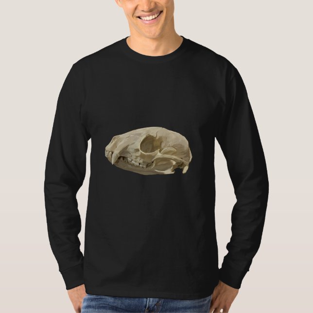 Tvättbjörnskalle T Shirt (Framsida)