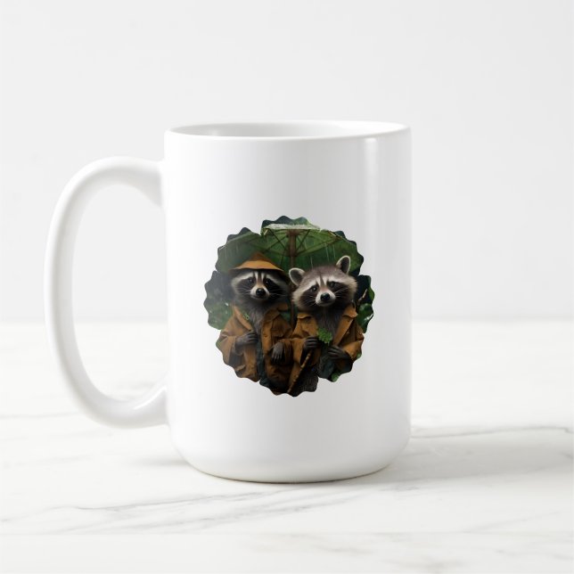 Tvättbjörnsmugg Kaffemugg (Vänster)