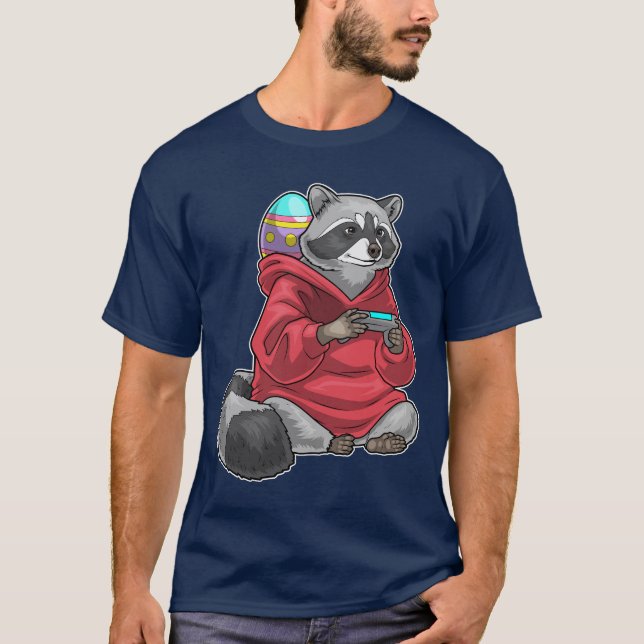Tvättbjörnspåskspelare T Shirt (Framsida)