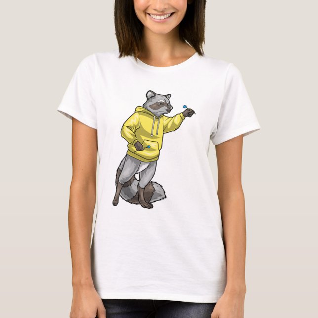 Tvättbjörnspilen Dart T Shirt (Framsida)