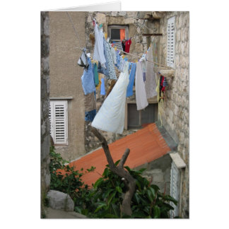 Tvättdag i Dubrovnik OBS Kort