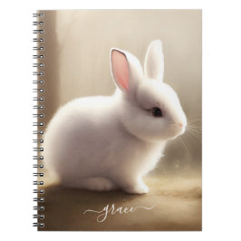 Tvättfärgsbunny baby-bärbar dator med Namn Anteckningsbok
