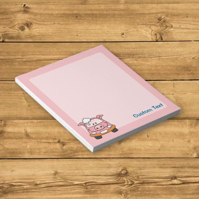 Tvättgris Cartoon Notepad Anteckningsblock (Skapare uppladdad)