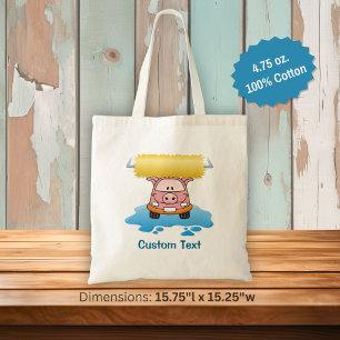 Tvättgris Totebag Tygkasse