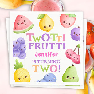 Tvåtti Frutti! Girl Rosa Cutie Fruit Pappersservet Pappersservett