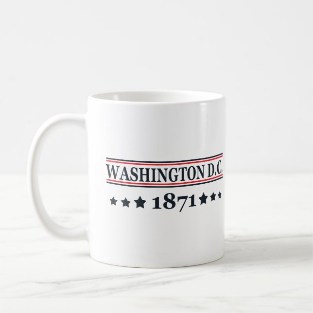 tvättington-dc kaffemugg (Vänster)