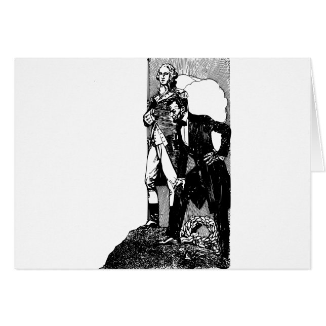 tvättingtonskolv hälsningskort (Framsidan Horizontal)