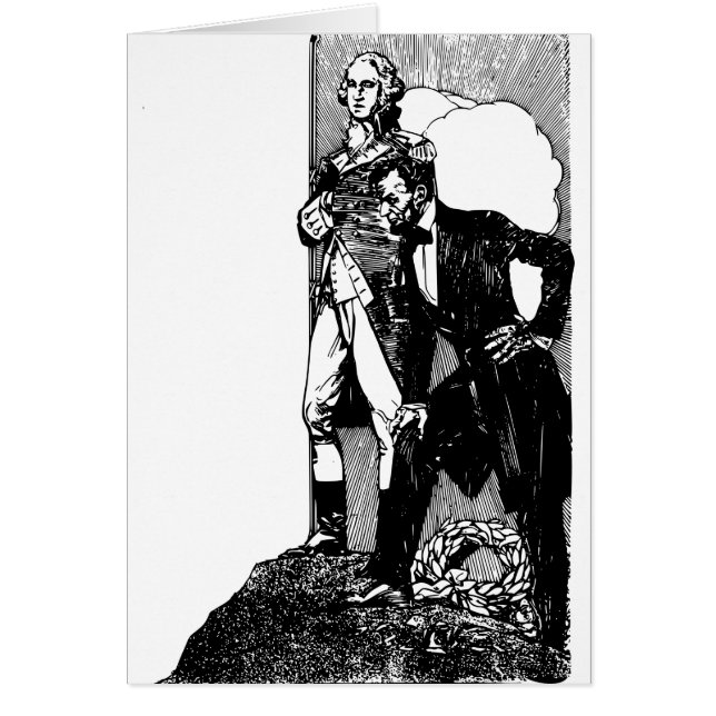 tvättingtonskolv hälsningskort (Framsidan)