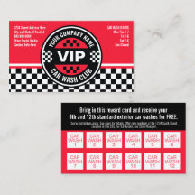 Tvättklubb för bilar - Racing Checkered Flag-belön