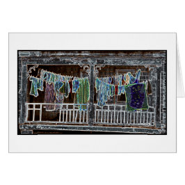 Tvättkort för elkylskåp hälsningskort