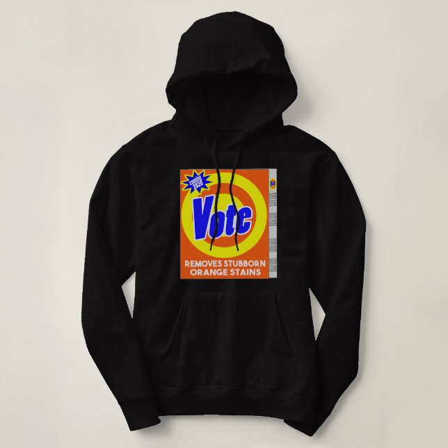 Tvättlåda för antitrumptvätt Rösta bort eller ta b T Shirt (Design framsida)