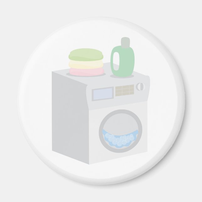 Tvättmaskin Magnet (Framsidan)