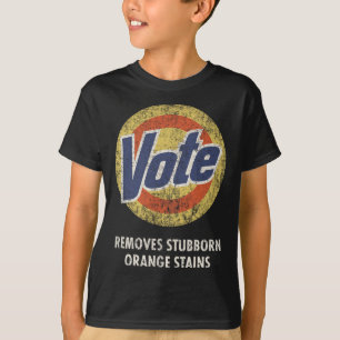 Tvättmedel för antitrumpröstning, Tvätt, funn Vint T Shirt
